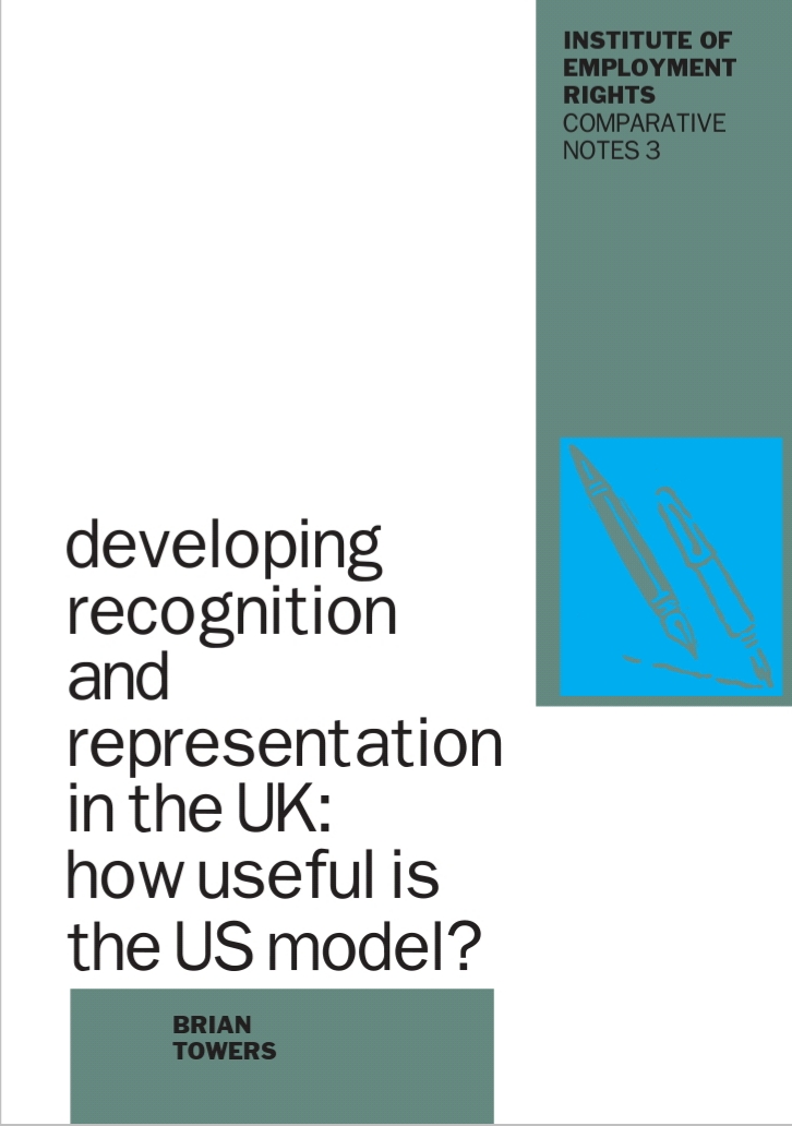 Recognition and representation in the UK